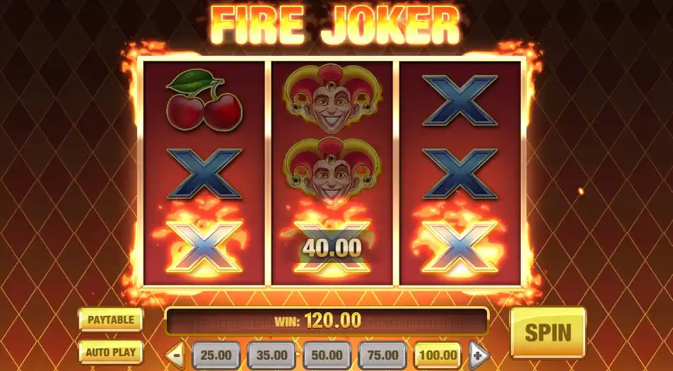 Bonusfunktionen in Fire Joker